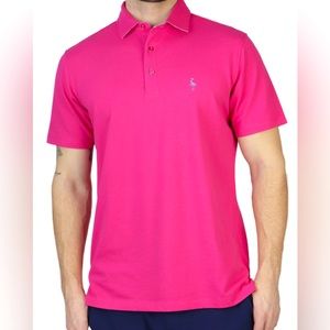 Men’s Dark/Hot Pink Polo Shirt